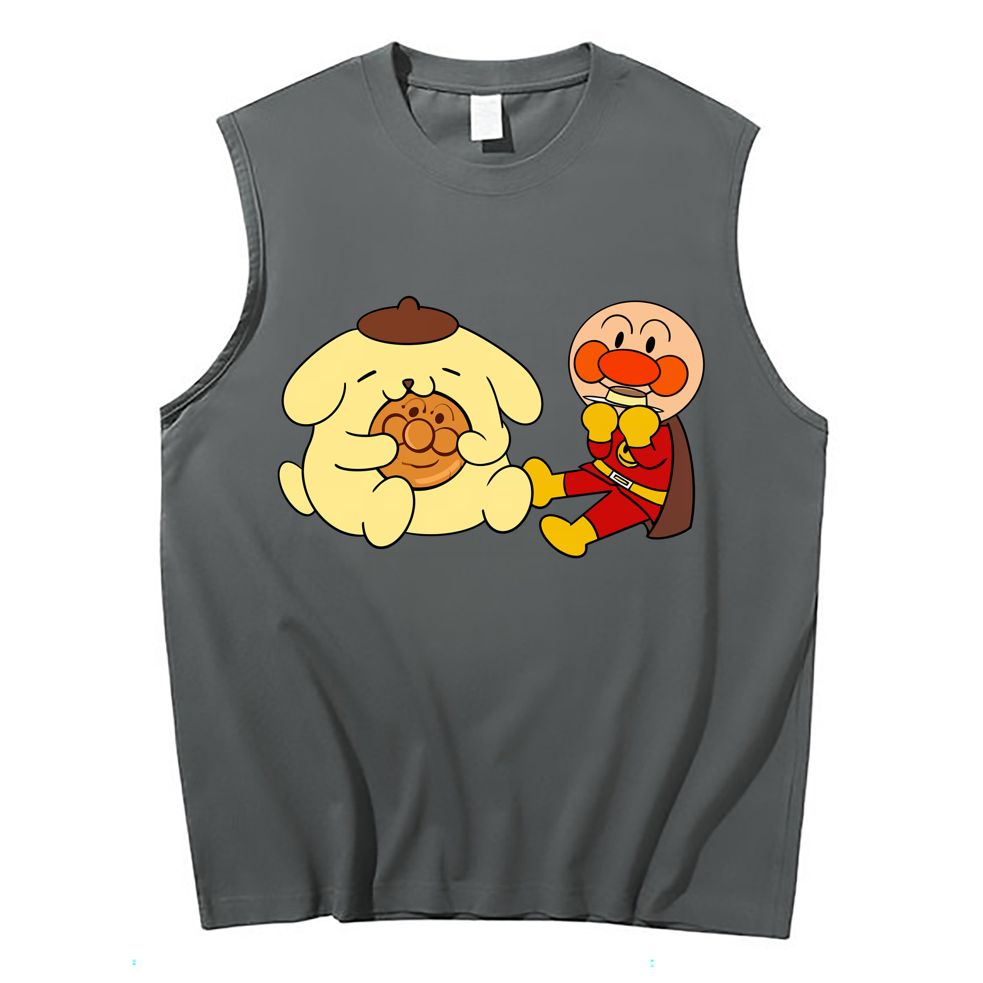 （画像用） アンパンマン Anpanman コットン100％タンクトップ（フロントプリント）